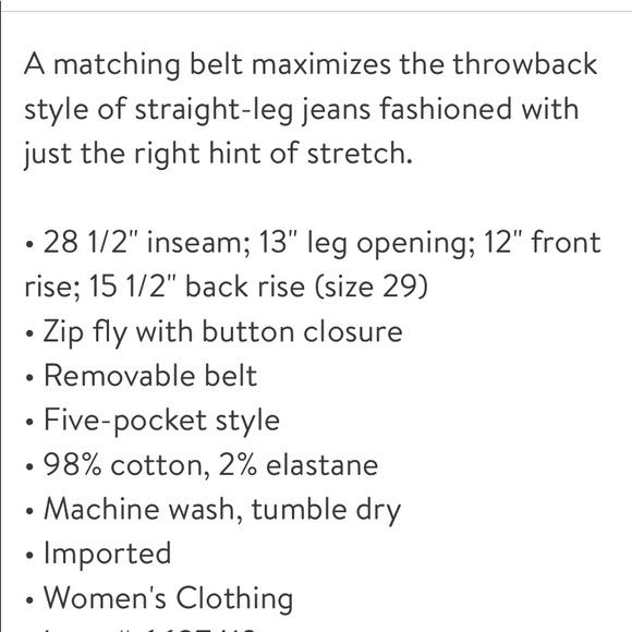 NWT Paige CARROT LEG SELFT BELT-CHEYNE 26 Blue Jeans mom fit High rise - Picture 6 of 10